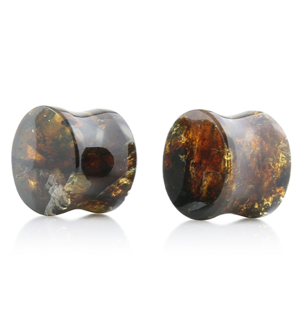 Chiapas Amber Plugs 9/16" (14mm) - Version 7