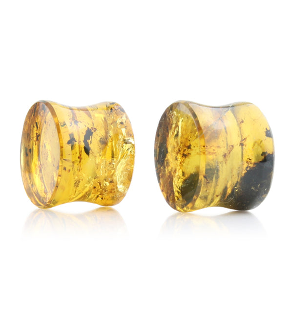 Chiapas Amber Plugs 9/16" (14mm) - Version 8