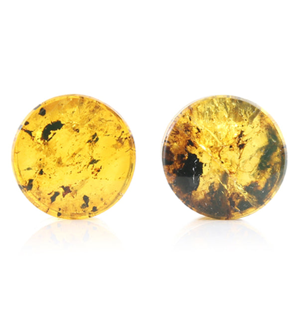 Chiapas Amber Plugs 9/16" (14mm) - Version 8