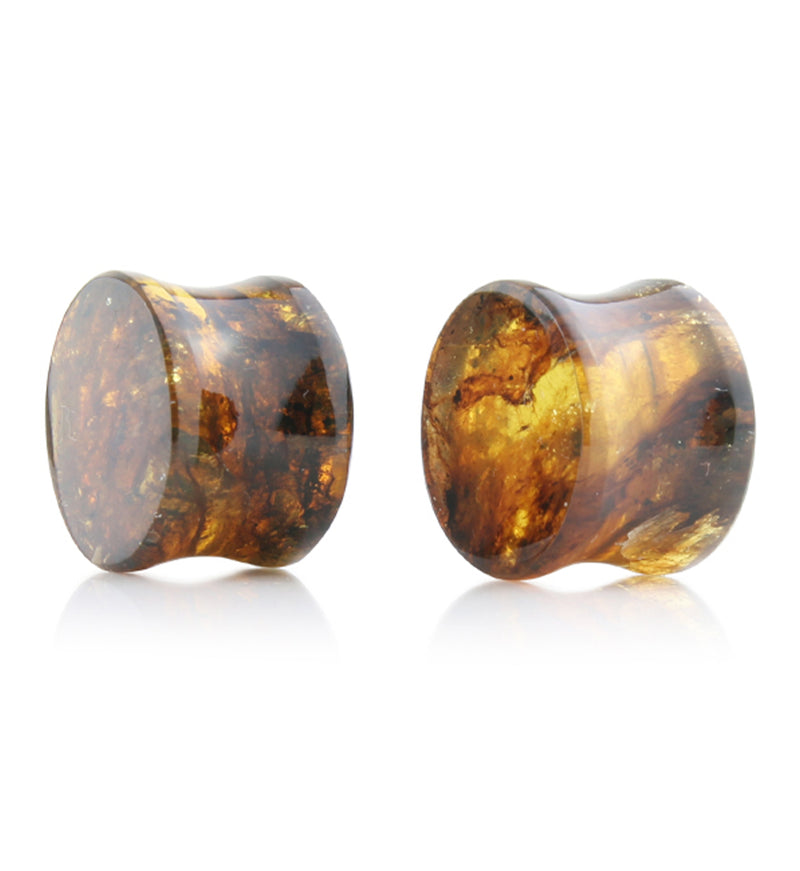 Chiapas Amber Plugs 5/8" (16mm) Version 1