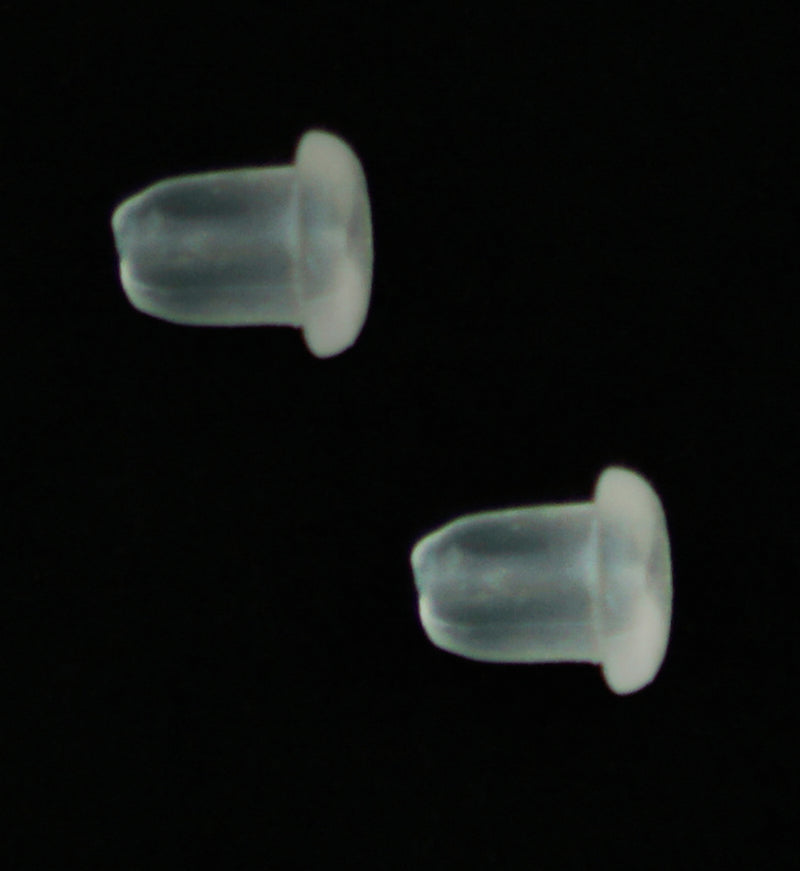 Clear Rubber Earring Backs