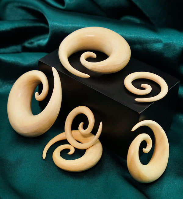 Crocodile Wood Spirals