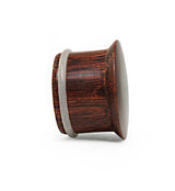 Single Flare Dark Tamarind Wood Plugs