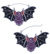 Devil Bat Stainless Steel Plug Hoops