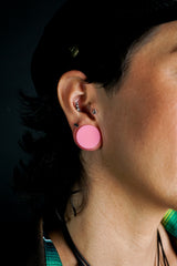 Double Flare Matte Bubblegum Pink Silicone Plugs