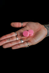 Double Flare Matte Bubblegum Pink Silicone Plugs