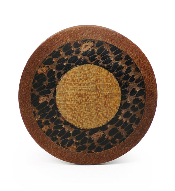 Saba Wooden Plugs with Double Wood Inlay