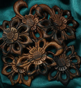 Areng Wood Blooming Flower Hanger Plugs