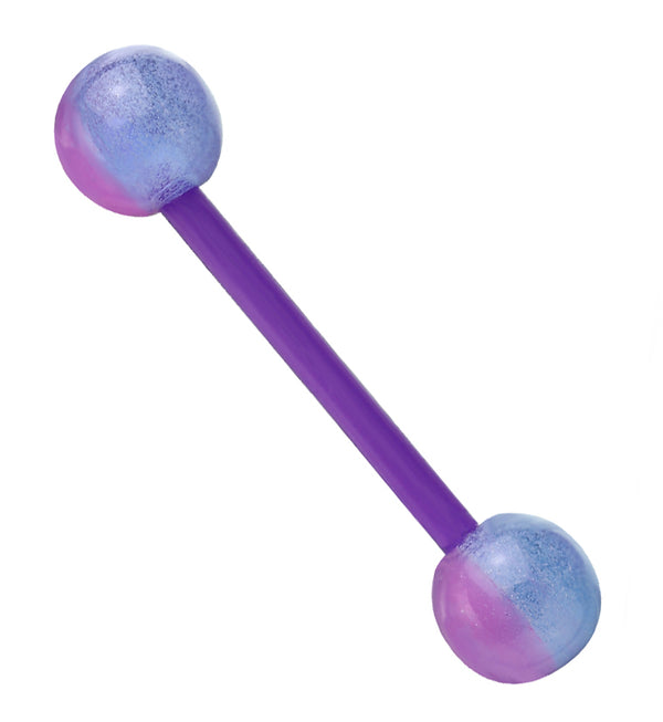 Dual Glow In The Dark Tongue Ring