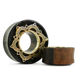 Brass Florid Areng Wooden Tunnels