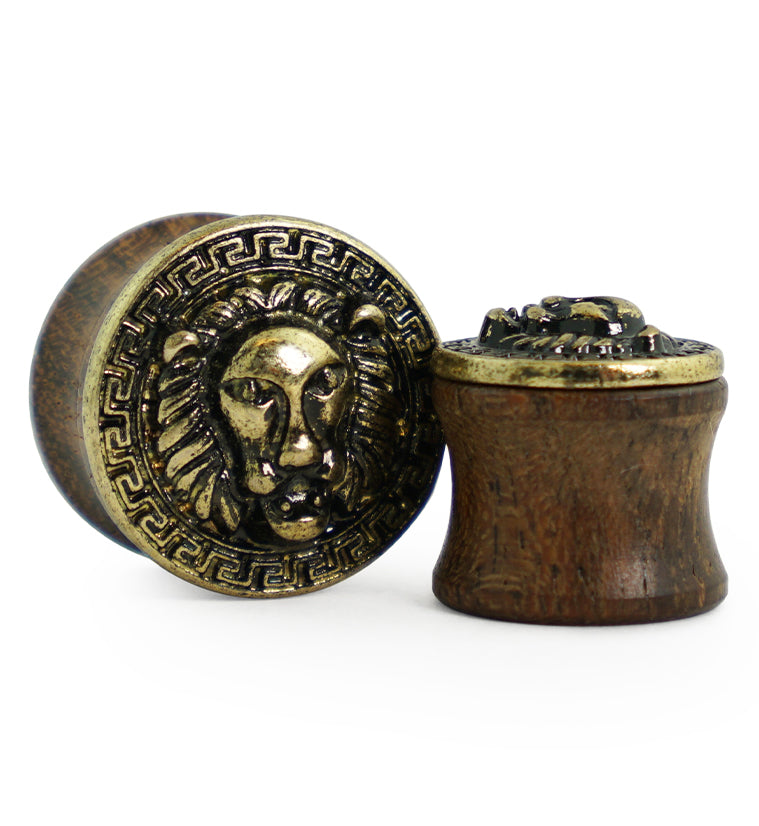 Golden Lion Rosewood Plugs