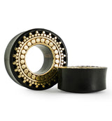 Brass Motif Areng Wooden Tunnels