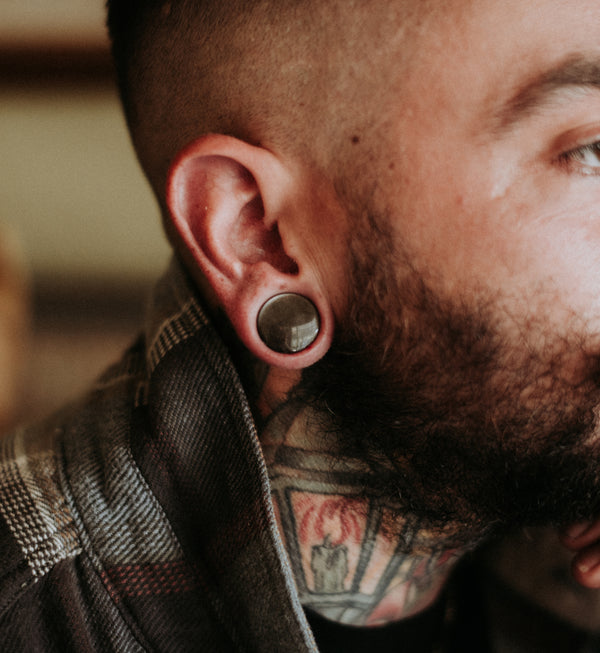 Golden Obsidian Stone Plugs