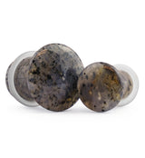 Grass Quartz Stone Plugs - Single Flare