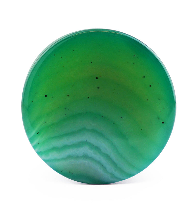 Green Agate Stone Plugs