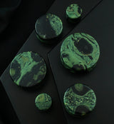 Green Eye Jasper Stone Plugs