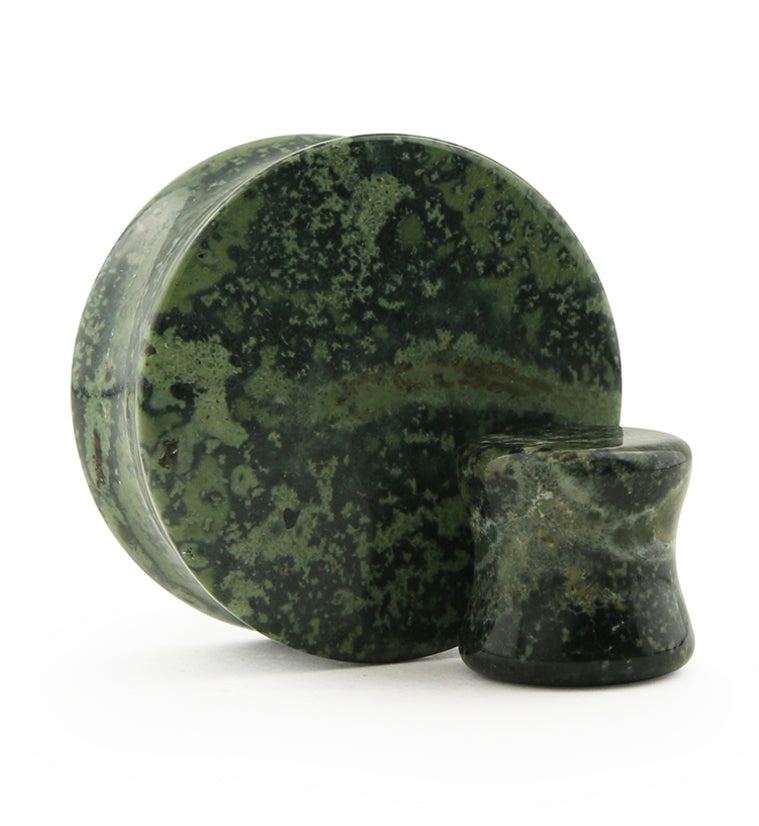 Green Eye Jasper Stone Plugs