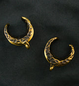 Hammered Brass Saddles With Hook