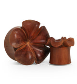 Hawaiian Flower Wood Plugs