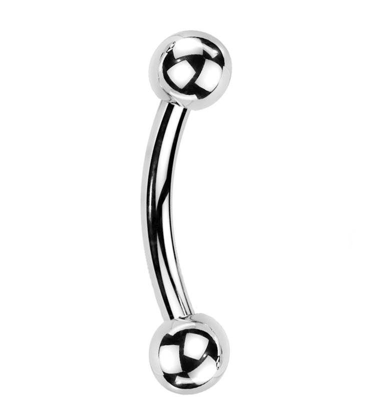 Stainless Steel Internally Threaded Curved Barbell