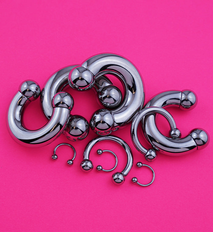 Internally threaded circular barbell store