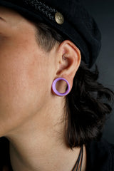 Lavender Purple Matte Silicone Ear Skins