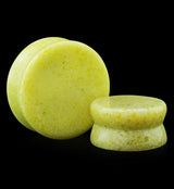 Lemon Jade Stone Plugs