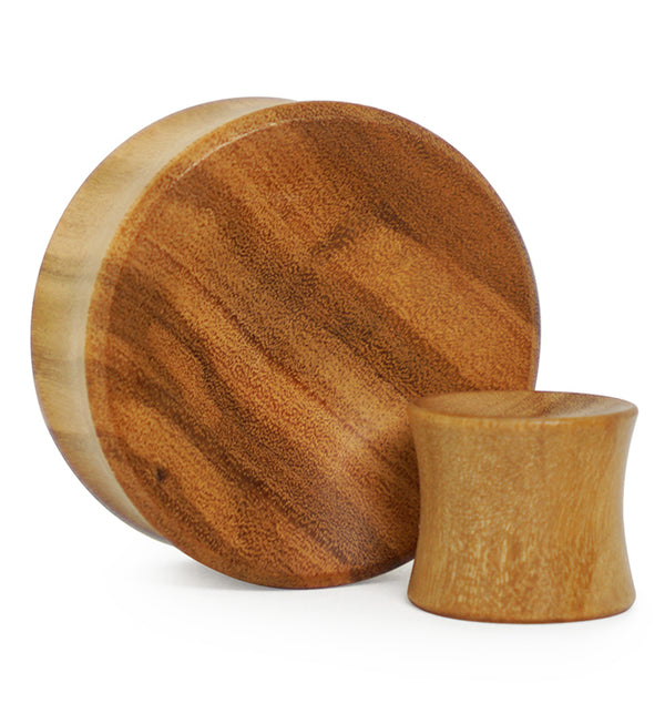 Olive Wood Concave Plugs