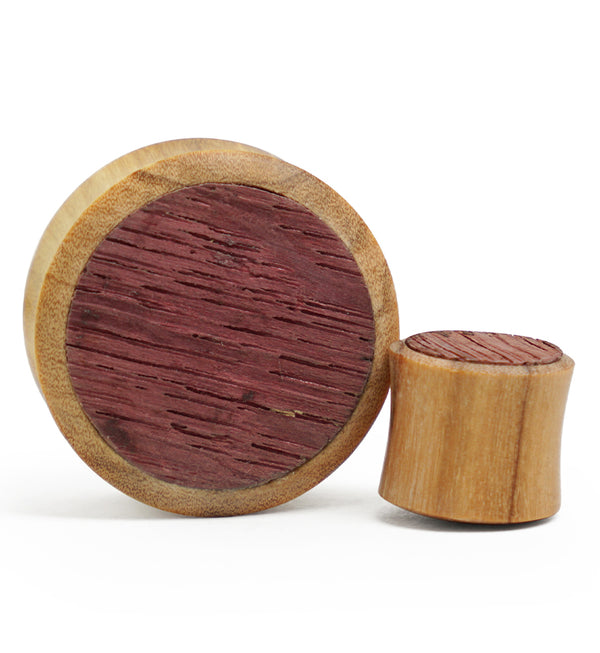 Olive Wood Plugs X Wine Barrel Inlays