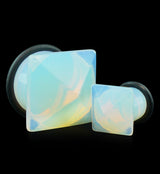 Opalite Glass Squared Plugs