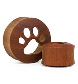 Paw Print Saba Wood Tunnels