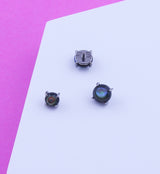 Prong Abalone Titanium Internally Threaded Top