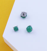 Prong Aventurine Stone Titanium Internally Threaded Top