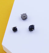 Prong Blue Sandstone Titanium Internally Threaded Top