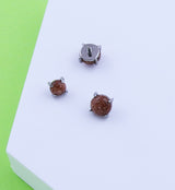 Prong Gold Sandstone Titanium Internally Threaded Top