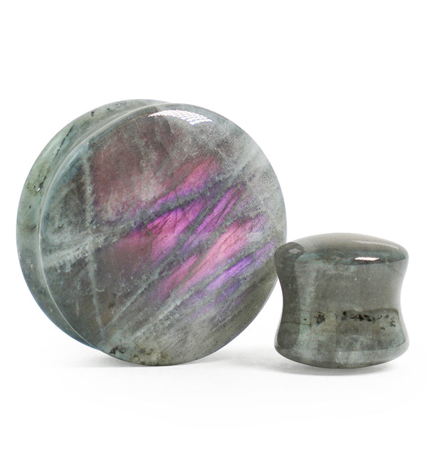 Purple Labradorite Stone Plugs