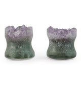 Raw Amethyst Plugs 00G (10mm) Version 3