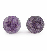 Raw Amethyst Plugs 00G (10mm) Version 5