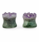 Raw Amethyst Plugs 00G (10mm) Version 5