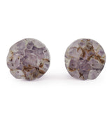 Raw Amethyst Plugs 0G (8mm) Version 6