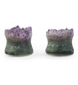 Raw Amethyst Plugs 1/2" (12mm) Version 1