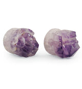 Raw Amethyst Plugs 3/4" (19mm) Version 5