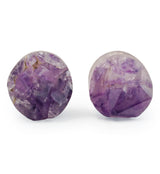 Raw Amethyst Plugs 3/4" (19mm) Version 5