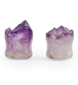 Raw Amethyst Plugs 5/8" (16mm) Version 11