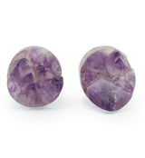 Raw Amethyst Plugs 5/8" (16mm) Version 2