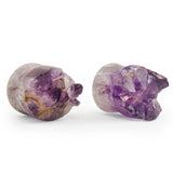 Raw Amethyst Plugs 5/8" (16mm) Version 3