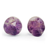 Raw Amethyst Plugs 5/8" (16mm) Version 6