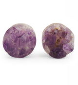 Raw Amethyst Plugs 7-8" (22mm) Version 11