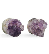 Raw Amethyst Plugs 7/8" (22mm) Version 5