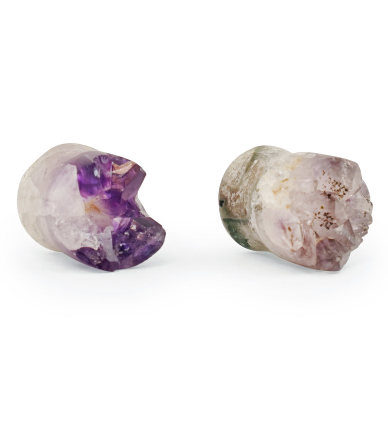 Raw Amethyst Plugs 9/16" (14mm) Version 2